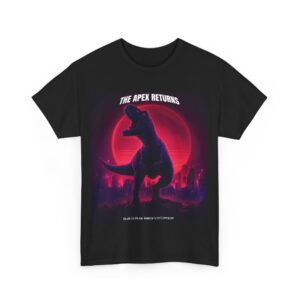 The Apex Returns – Retro Jurassic T-Rex Graphic Tee